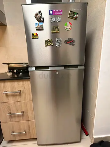 Used Top-Freezer Refrigerator - Silver, Good Working Condition