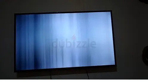 40-55 inch Wall Mounted LED TV (Screen Issues - For Parts or Repair)