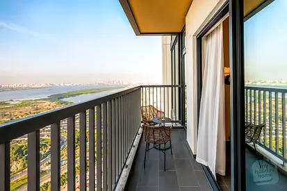 Chic High-floor 1BR | Burj Khalif & Sanctuary View