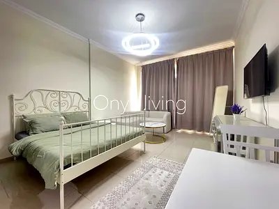 Furnished Studio | Al Siraj Tower, Arjan | AED 48K | 6 Cheques | Bills Included