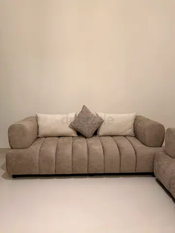 New Comfortable Modern Fabric Sofa with Cushions 11 persons