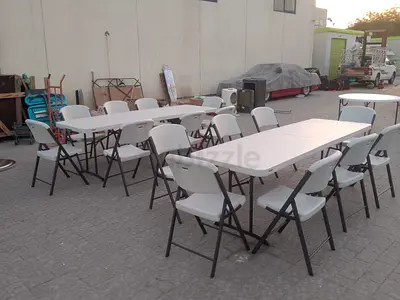 High quality Foldable Plastic Tables and Chairs Set