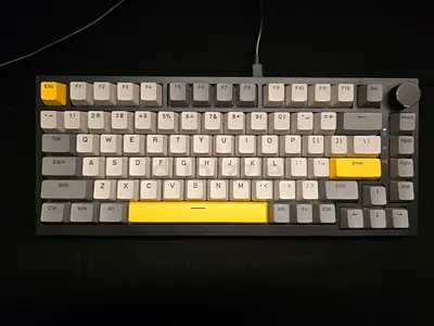AJAZZ AK820 Mechanical Keyboard – Yellow Switches