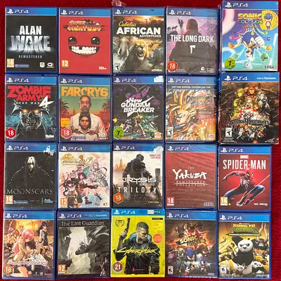 PS4 games 100 dhs