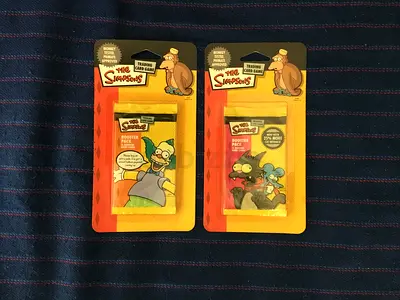 2 The Simpsons Trading Card Game Booster Packs
