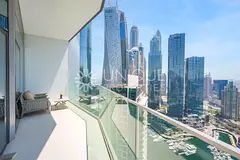 Fully Furnished 1BR | High Floor | Marina Views