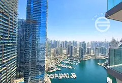 Fully Furnished| Vacant | Full Marina View | 2 Chq