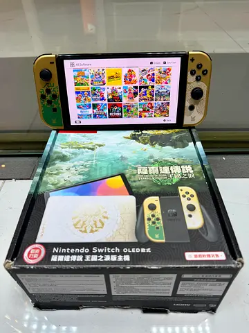 nintendo oled zelda edition modded