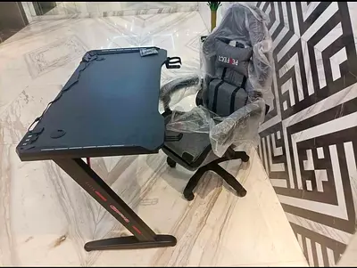 Gaming Desk and Ergonomic Chair Set