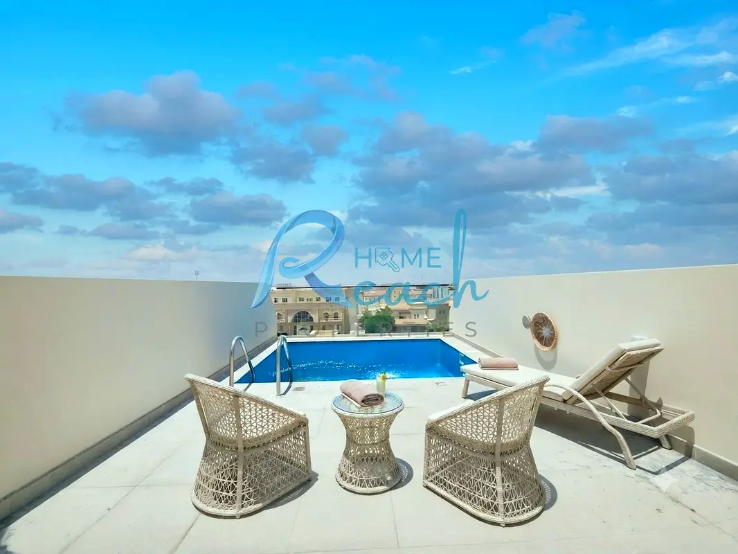 Freehold in Khalifa City | Private Pool + Elevator