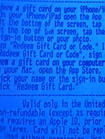 Apple pay giftcard