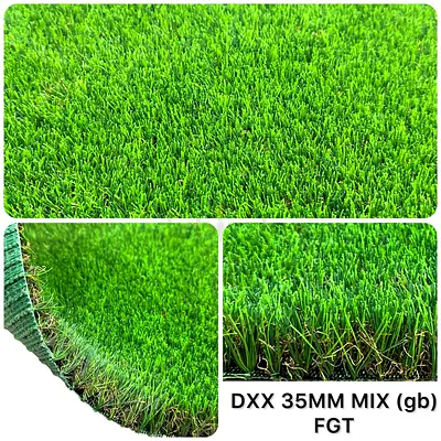 Artificial Grass Turf - DXX 35mm Mix (GB) - New Roll/Sheet