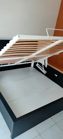 Ikea Hydraulic King size bed with mattress available in perfect condition