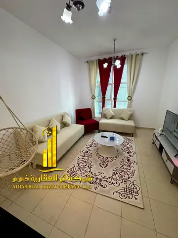 1BHK apartment for monthly rent in Ajman - Khalifa Street - City Towers | Stylish and well-maintained furnishings | Includes bills and internet
