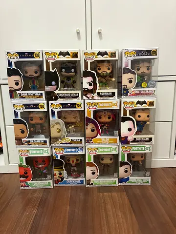 Funko pops 12 funkos from different sets