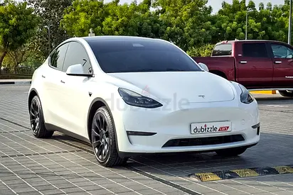 AED 1277/month | 2022 Tesla Model Y | GCC Specs | Ref#510544