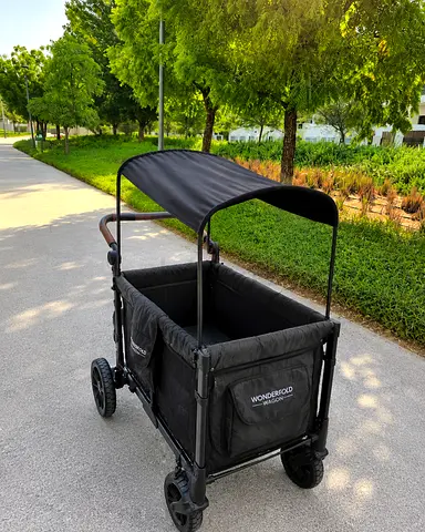 Wonderfold W4 Deluxe. Foldable all-terrain baby stroller (large wheels) - good condition