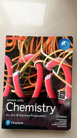 IB chemistry HL pearson textbook for sale