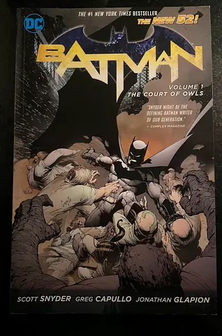 DC Comics Batman Vol One The Court of Owls The New Fifty Two Scott Snyder and Greg Capullo