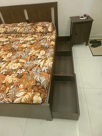 5 Pcs Bed Set with Mattress for Family in Need