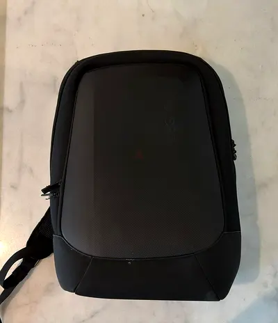Lenovo Compact Black Anti-Theft Backpack - Great Condition
