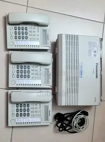 Panasonic Advanced Hybird Phone System KX-TES824 + Panasonic Corded Phone with Caller ID