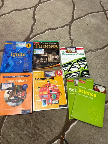 British curriculum Year 7 textbooks