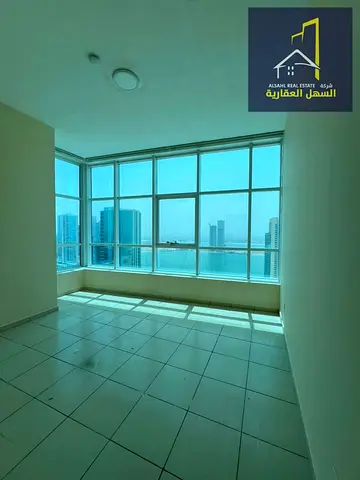 شقة غرفة وصالة بإطلالة بحرية للإيجار – برج مميز | الخان – الممزر