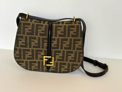 Fendi women sling bag brown