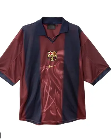 FC Barcelona Nike Vintage Home Football Jersey - Size Unknown