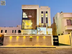 Villa with (pool) for sale | ajman| al alia area | 6 master rooms, majlis, 2 halls, roof| freehold |