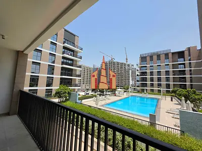 Serene Pool View | Splendid 3-Bedroom | Maid Room