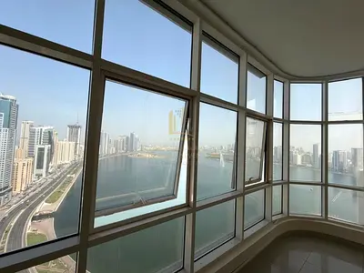 🏡 FOR SALE | Luxury 3-Bedroom Apartment with Direct Khalid Lagoon View 🌊