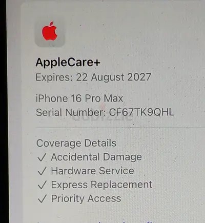 iPhone 16 pro max 256gb