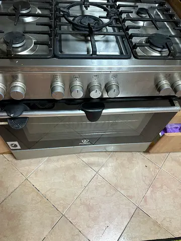 Stainless Steel Gas Cooker with Oven - perfect Working very good Condition