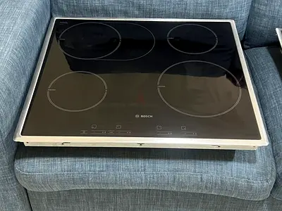 Bosch  built-in induction top 4 hobs  60by60cm size neat and clean excellent working good condition