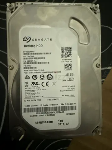 Seagate 1TB Desktop HDD SATA - Used