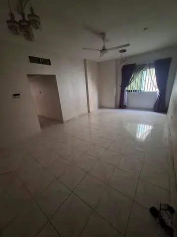 🔥 Fantastic 3-bedroom + living room apartment **for rent** in Al Qasimia (Al Mahatta area), next to Mega Mall. Features central A/C and 2 bathrooms.