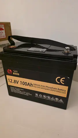 SJY 12.8V 100Ah Lithium Iron Phosphate LiFePO4 Battery Pack