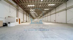 New Warehouses for Rent in Al Saja’a – 60,000 Sq. Ft. | Fire System