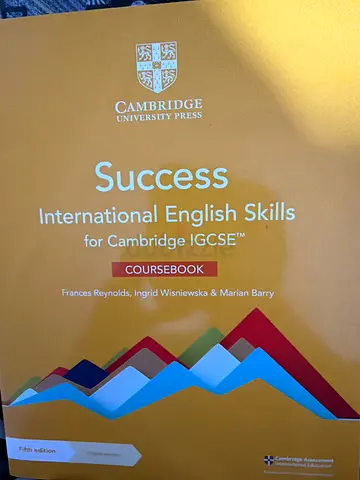 Cambridge Success International English Skills for IGCSE Coursebook (Student Copy)