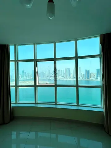 3 Bedroom Apartment for Annual Rent in Al Khan Al Mamzar, Sharjah | Balcony & Great View | Free AC,