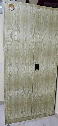 Double door steel almari