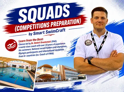 Squads swimming, competition preparation