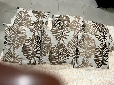 Cushion with covers 6 nos