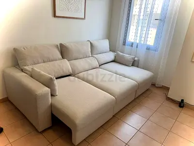 Looks great IKEA Eskilstuna L Shape Sofa bed with storage beige color
