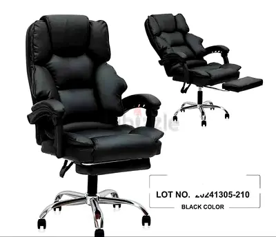Brand New Executive Leather Chair With Footrest