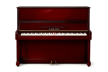 Yamaha U2 Mahogany Upright Piano – Elegant Two-Pedal Design