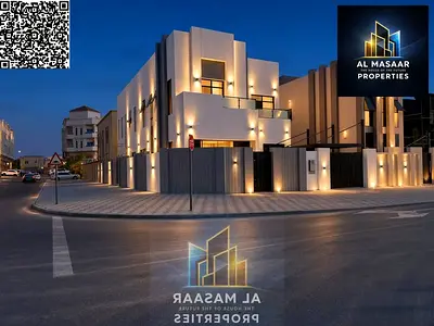 A corner villa is available for sale, featuring two floors, a rooftop terrace, and a garden, with a