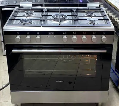 Siemens cooker full gas size 90by60cm 5 burnal latest model working A1 very good condition